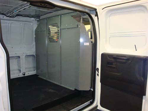 Ford Transit Full Size Van LOW ROOF Safety Partition, Bulkhead - Click Image to Close